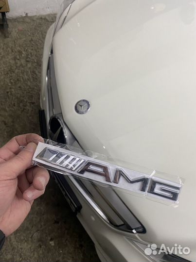 Шильдик AMG на багажник