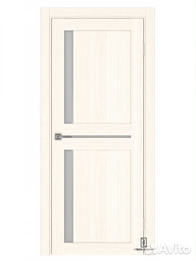 Дверь межкомнатная апс 523.221 (молдинги), белый л