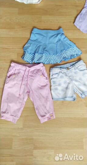 Летние вещи для девочки р. 110
