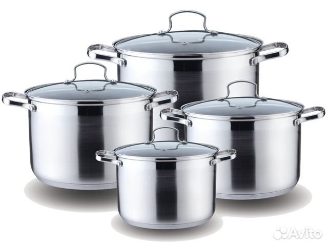 Набор и поштучно посуда Kelli,сталь 18\10 доставка