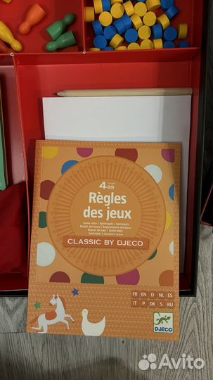 Настольная игра Djeco Классическая 12 в 1