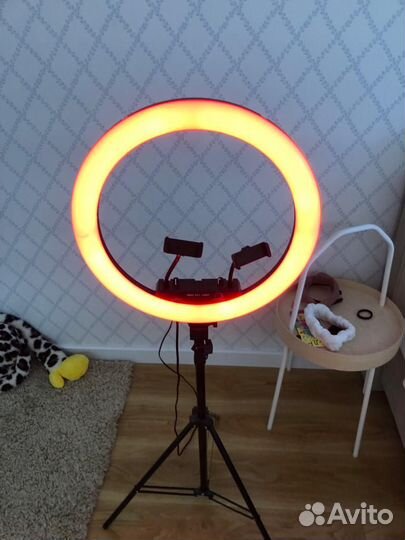 Кольцевая светодиодная Led лампа 45 см