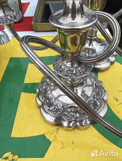 Антик. Винтаж. Подсвечник 2 штуки винтажный