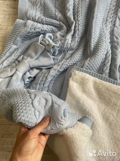 Плед конверт на выписку новые утепленные