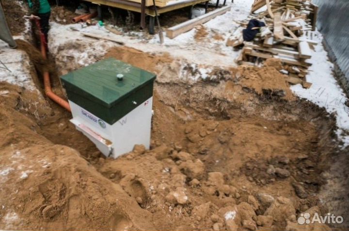 АВТОНОМНАЯ канализация работаем зимой гарантия