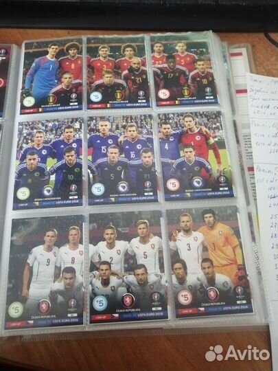 Panini Дорога на Евро 2016. Adrenalyn XL