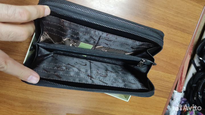 Кошелек мужской кожаный
