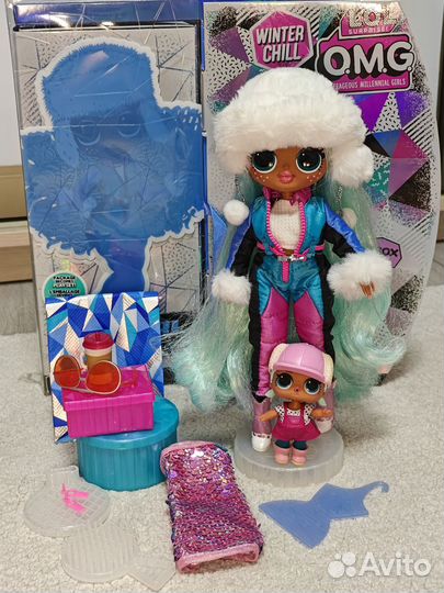 Кукла LOL OMG Winter Chill Icy Gurl и Brrr B.B