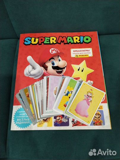 Наклейки Super Mario Panini