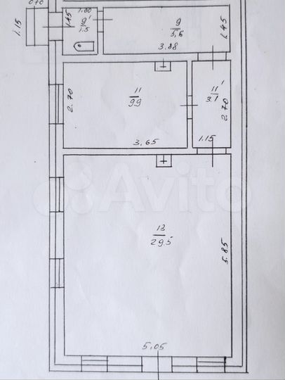 Торговая площадь 130 м² (80 м² + 50 м²)