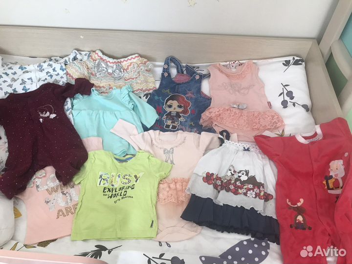 Пакет детских вещей 62-80