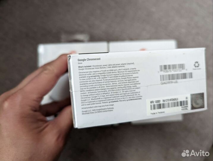 Google Chromecast 4K с Google TV новый