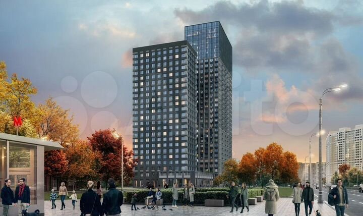 Квартира-студия, 38,1 м², 21/31 эт.