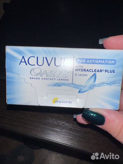 Линзы контактные acuvue oasys астигматические