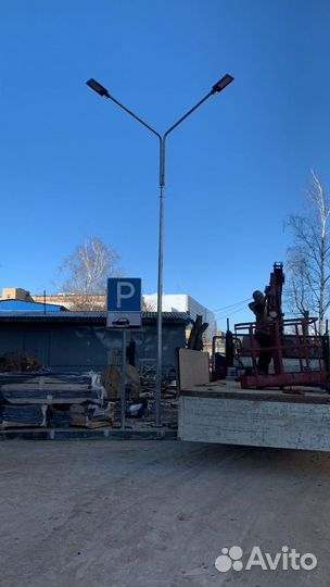 Столб освещения огк-6 оцинкованный