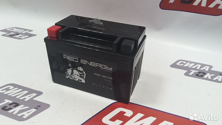 Мотоаккумулятор 12В 9Ач Red Energy(сам)