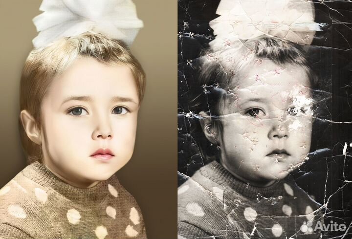 Ретушь фотографий на памятник