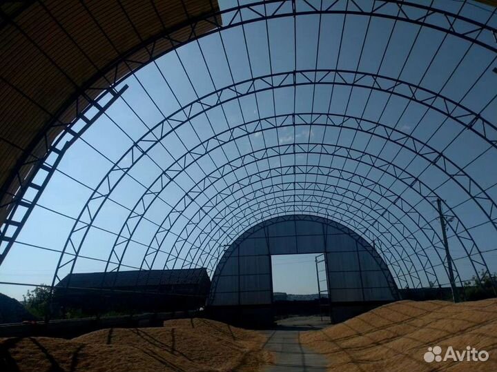 Ангар под ключ от производителя. Размер 15х55м
