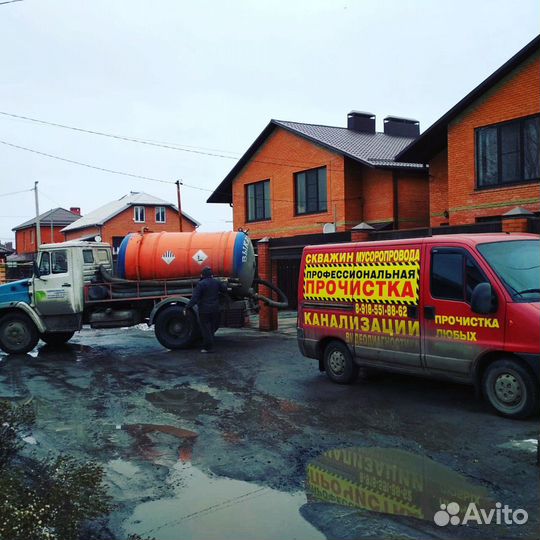 Выкачка сливных ям прочистка канализации