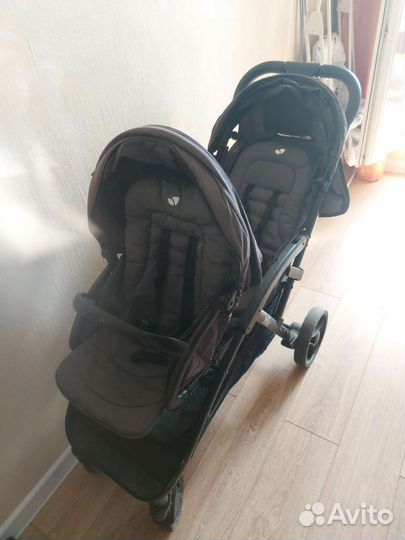 Прогулочная коляска для двойни бу