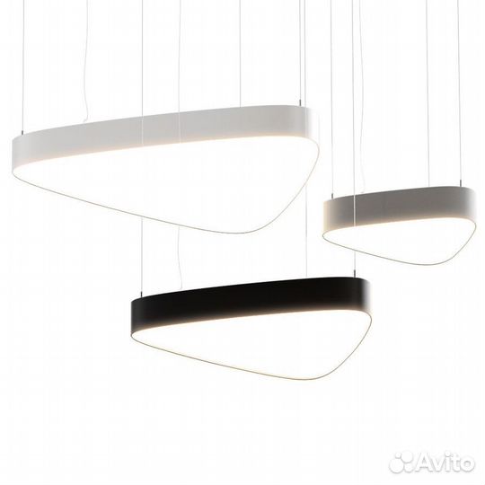 Светодиодный светильник треугольник