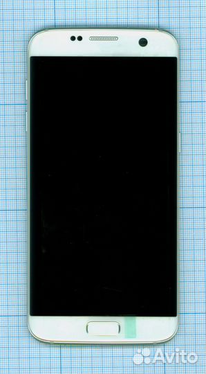 Модуль для Samsung Galaxy S7 Edge белый с рамкой