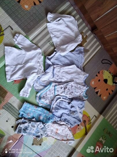 Пакет вещей для мальчика 0-3месяца