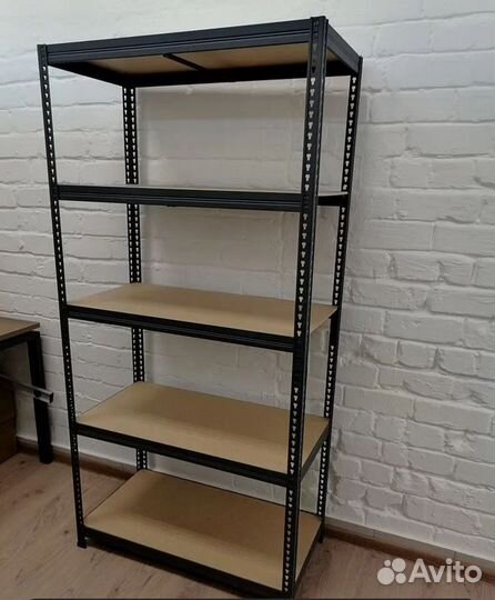Стеллаж металлический черный