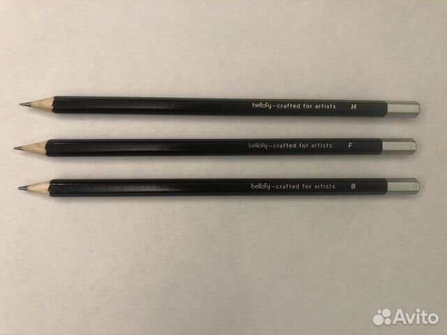 Карандаши графитовые Н, F, B
