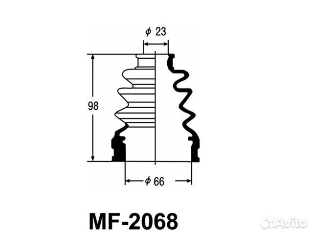 Пыльник шруса внутреннего Mitsubishi Lancer 9