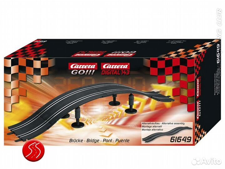 Автотрек Carrera GO Мост комбинированный