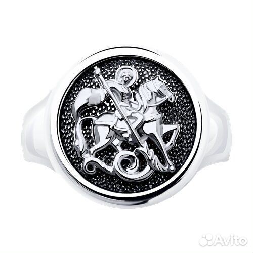 Кольцо sokolov из серебра, 95010233, р.22,5