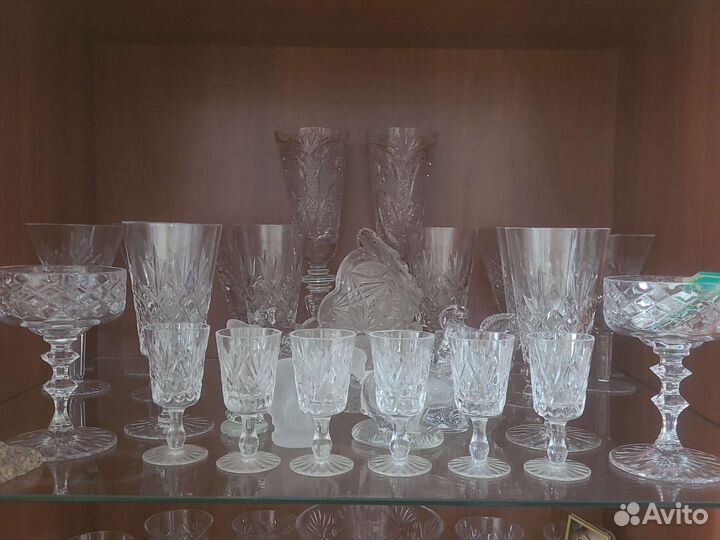Хрустальные бокалы СССР