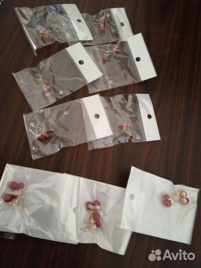 Серьги вишенки