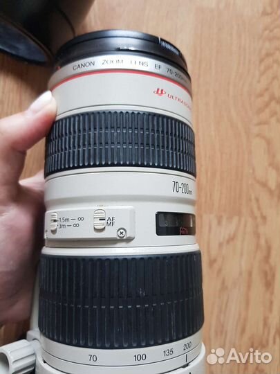 Объектив Canon EF 70 200mm f 2 8 L + чехол