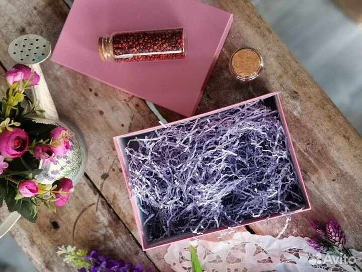 Бумажный наполнитель 5кг Бледно-лиловый