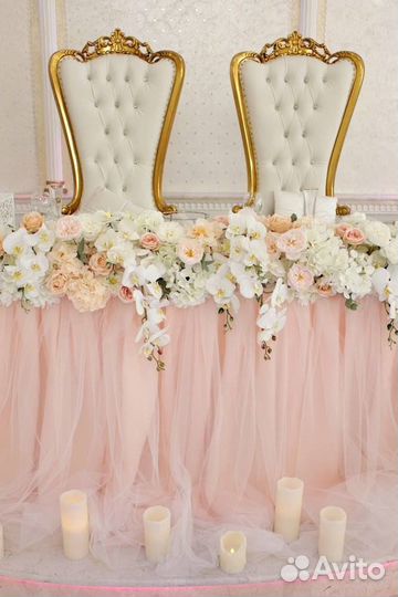 Оформление свадьбы/ зала/ президиум/ фотозона