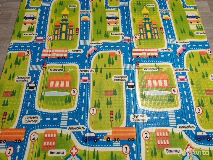 Коврик развивающий двухсторонний