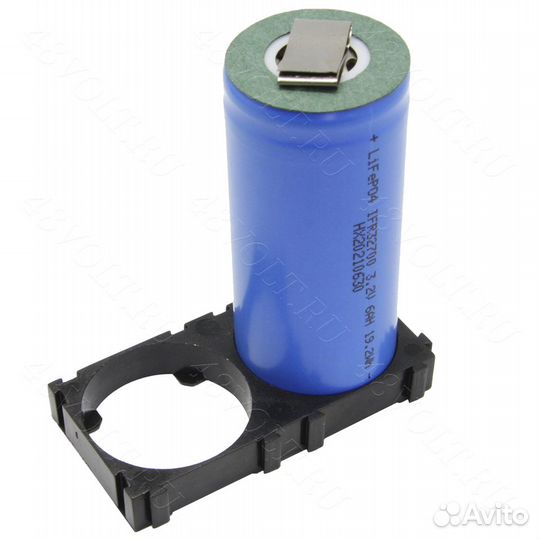 Аккумулятор lifepo4 32700 6ah 3,2v под пайку с хол