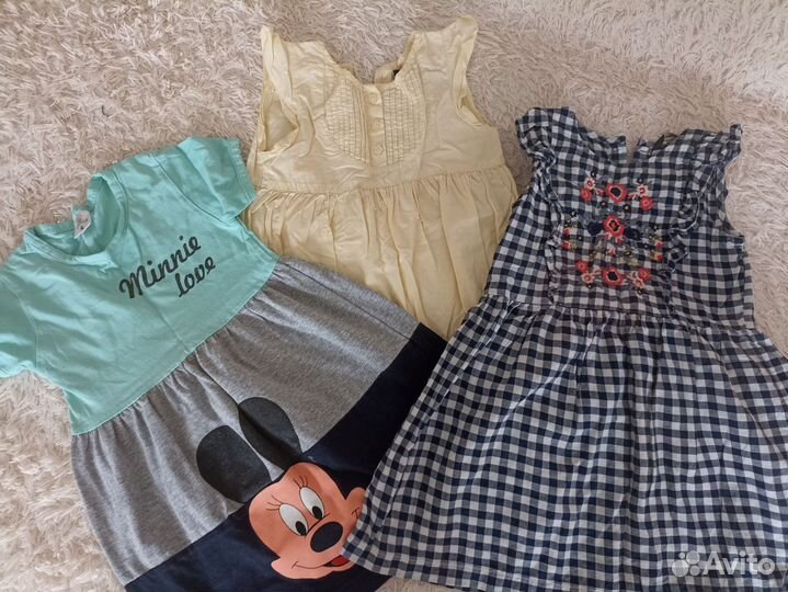 Детские летние вещи на девочку