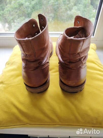 Шикарные кожаные ботинки 40 р