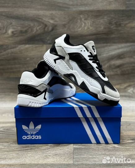 Кроссовки Adidas Niteball v2 черно-белые