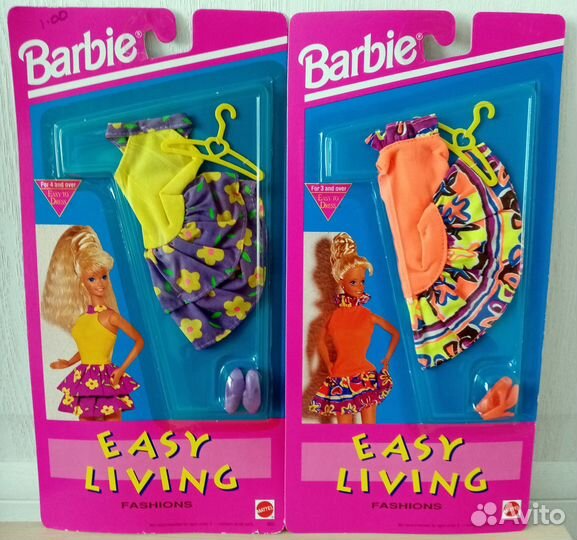 Платья для куклы Барби (Barbie) Easy Living 1992г