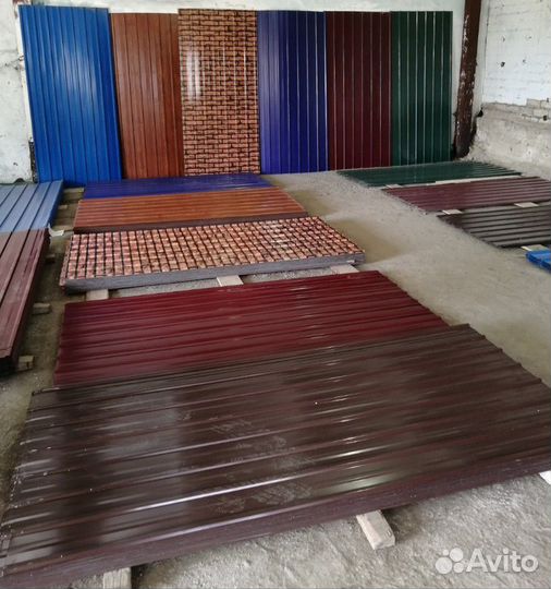 Профлист, евроштакетник, конёк, саморезы