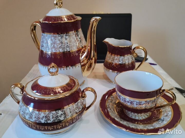 Кофейный сервиз на 5 персон,Чехия Оригинал