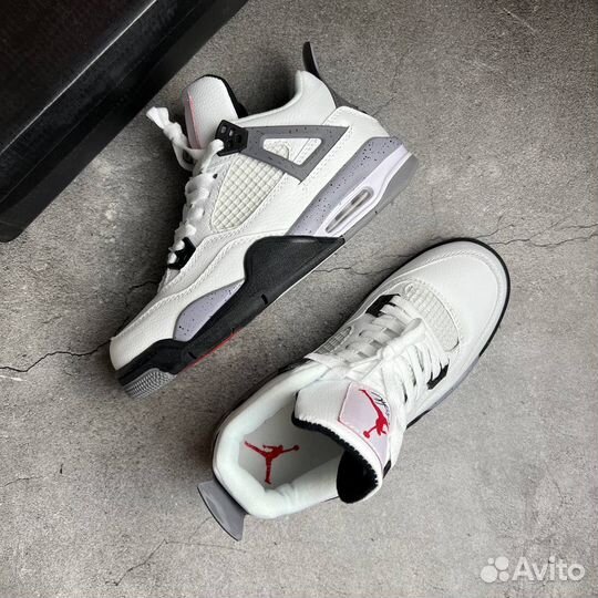 Nike air jordan 4 retro белые