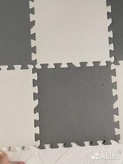 Детский игровой коврик пазл мягкий пол