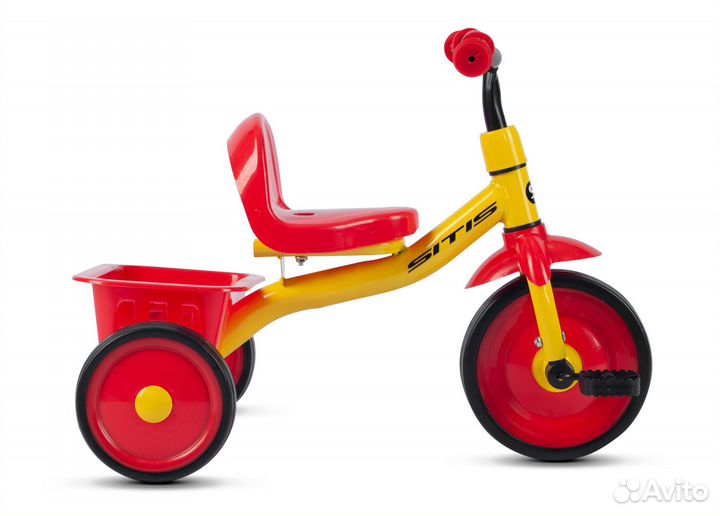 Велосипед трехколесный sitis STS116 (2023) Red-Yel