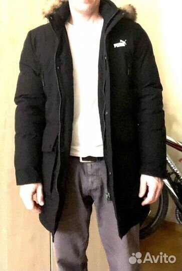 Куртка зимняя мужская puma 50размер бу