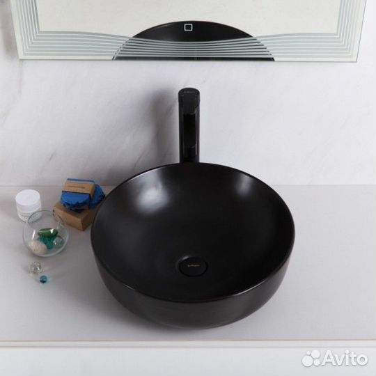 Тумбы (2 шт) со столешницей и раковинами BelBagno Kraft 120-EK-120-2-BL-BB1315-H301, 120 см, цвет Bi